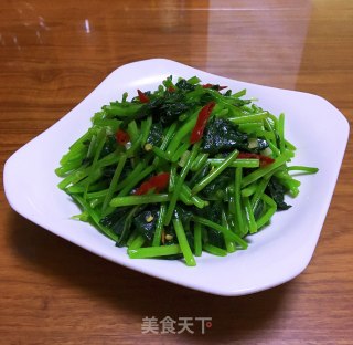 辣炒红薯叶的做法步骤：5