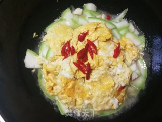 葫芦炒鸡蛋的做法步骤：8