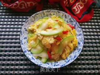 葫芦炒鸡蛋的做法步骤：12