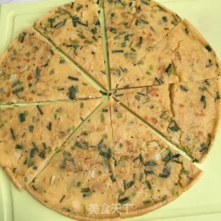 香葱鸡蛋虾皮烙饼的做法步骤：9