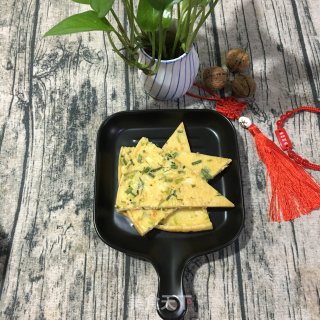 香葱鸡蛋虾皮烙饼的做法步骤：10