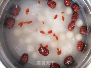红枣枸杞酒酿丸子的做法步骤：17