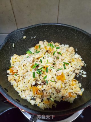 鸡胸肉南瓜焗饭的做法步骤：10