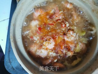 粉丝虾煲的做法步骤：9