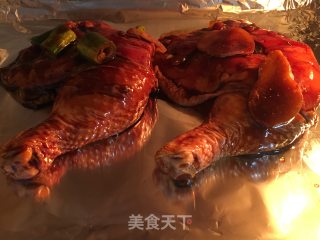 蜜汁烤鸡腿的做法步骤：6