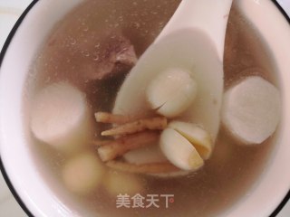太子参山药煲猪骨汤的做法步骤：9
