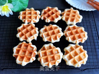超软椰香华夫饼的做法步骤：7