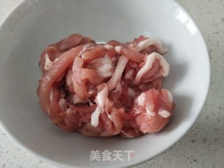 四季豆肉丝蒸面的做法步骤：4