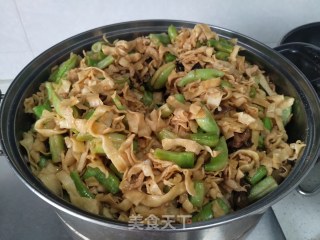 四季豆肉丝蒸面的做法步骤：9