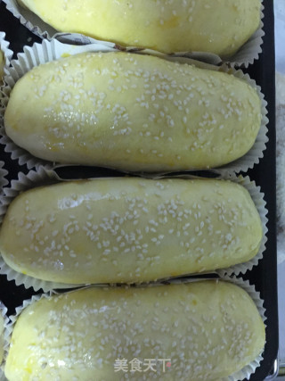 香葱培根面包的做法步骤：7