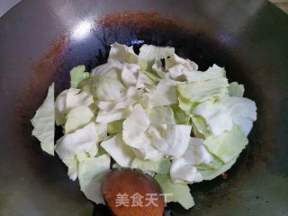 手撕包菜的做法步骤：3