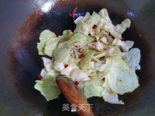 手撕包菜的做法步骤：5