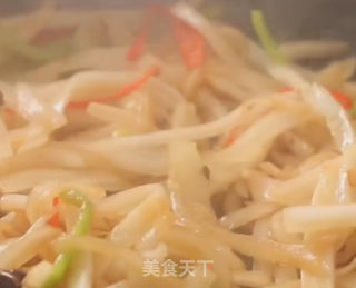 醋溜白菜梗的做法步骤：6