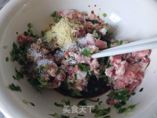 茴香猪肉馅水饺的做法步骤：4