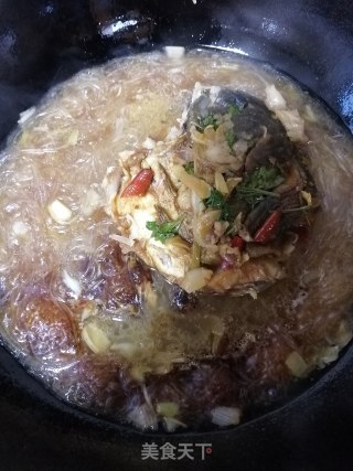 鱼肉炖粉条的做法步骤：6