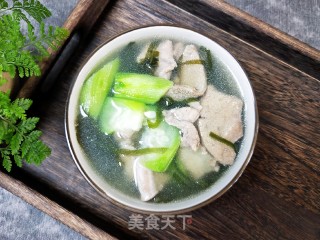 海带丝瓜及第汤的做法步骤：9