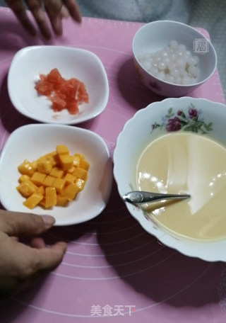 杨枝甘露冻的做法步骤：8