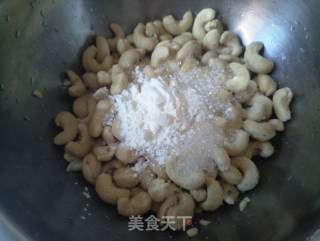 糖霜腰果（空气炸锅版）的做法步骤：3