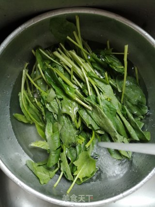 糖醋菠菜的做法步骤：1