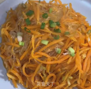 素炒萝卜丝的做法步骤：5