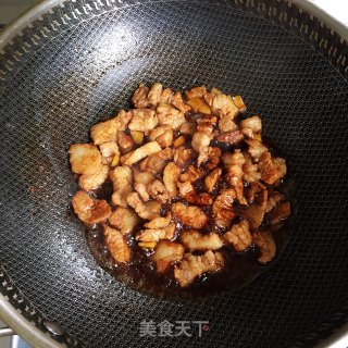 毛豆烧肉的做法步骤：3