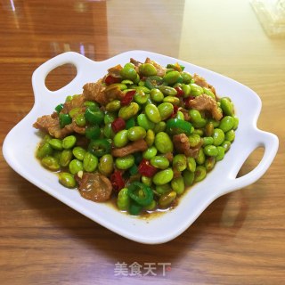毛豆烧肉的做法步骤：9
