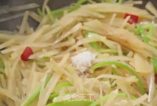 酸辣土豆丝的做法步骤：5