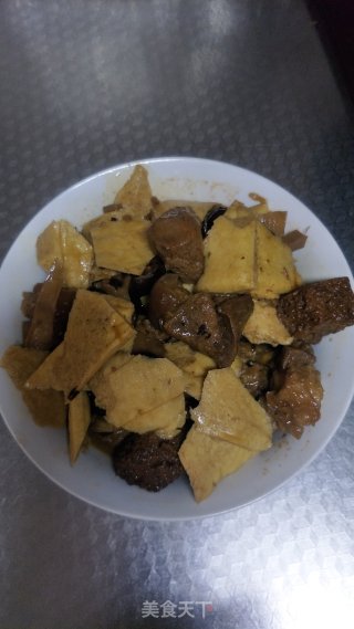 白干烧肉的做法步骤：4