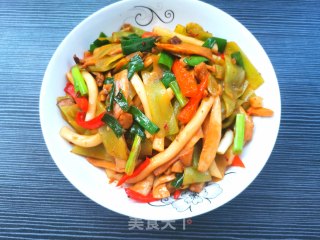 小炒莴笋的做法步骤：6