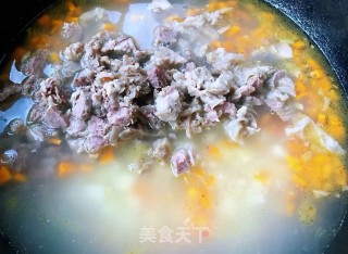 #面食#牛筋肉土豆胡萝卜面的做法步骤：9