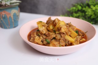 葱香牛腩的做法步骤：7