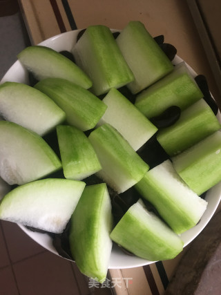 排骨蒸粉冬瓜的做法步骤：6