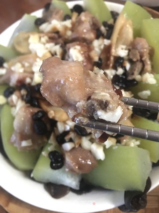 排骨蒸粉冬瓜的做法步骤：10