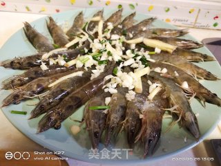 清蒸基围虾的做法步骤：4
