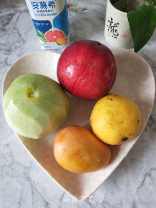 水果酸奶拌的做法步骤：1