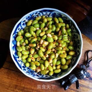 酸辣毛豆的做法步骤：10