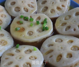 清蒸莲藕肉饼的做法步骤：7