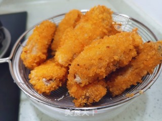 金沙鸡翅的做法步骤：10