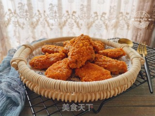 金沙鸡翅的做法步骤：14