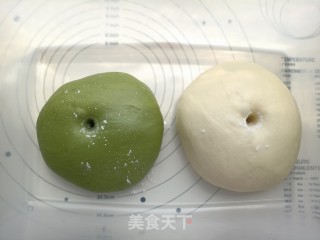 抹茶蜜豆吐司的做法步骤：5