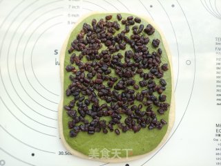 抹茶蜜豆吐司的做法步骤：9