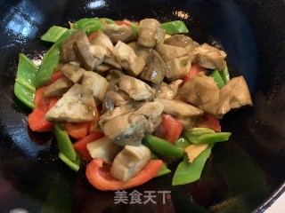 火麻仁茄子炒三样的做法步骤：6