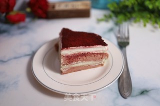 红曲慕斯蛋糕的做法步骤：20