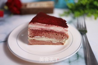红曲慕斯蛋糕的做法步骤：22
