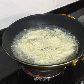 金针菇拌豆皮粉丝的做法步骤：4
