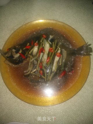 清蒸多宝鱼的做法步骤：6