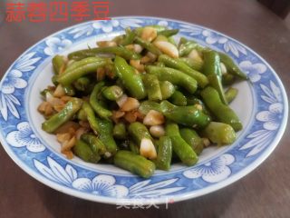蒜蓉四季豆的做法步骤：7