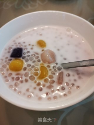 芋丸西米露的做法步骤：9