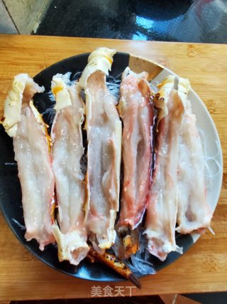 蒜蓉蟹棒蒸粉丝的做法步骤：4