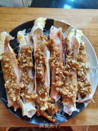 蒜蓉蟹棒蒸粉丝的做法步骤：5